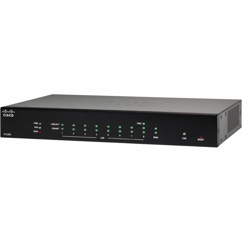 CISCO RV260 VPN ROUTER REMANUFACTURED - Thumbnail 1