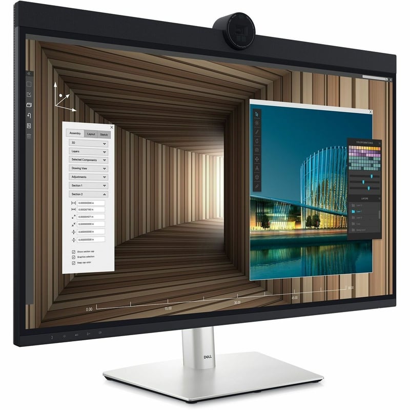 Dell UltraSharp U3224KB 32" Class Webcam 6K LED Monitor - 16:9 - Thumbnail 1
