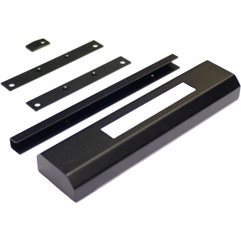 APC NetShelter CX, High security handle adaptor Kit, for door mounting, Black, 300H x 69W x 35D mm - Thumbnail 1