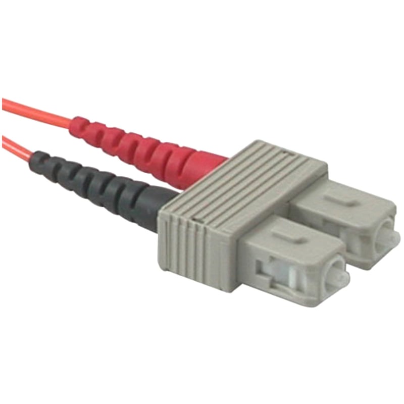 C2G-4m LC-SC 62.5/125 OM1 Duplex Multimode PVC Fiber Optic Cable - Orange - Thumbnail 2