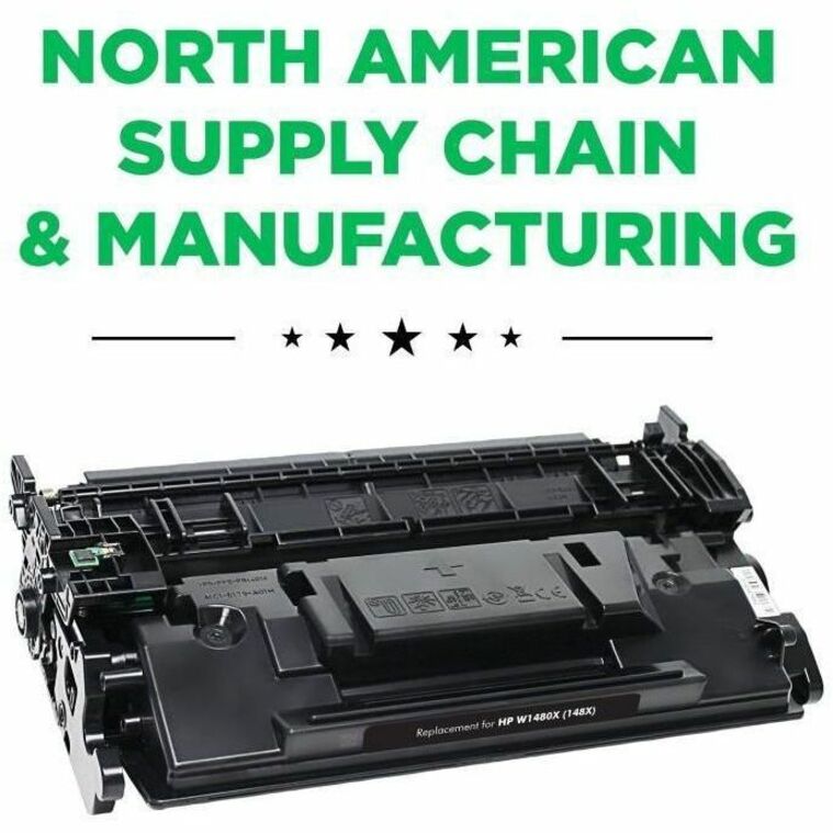 CLOVER IMAGING REMAN FOR HP W1480X BLACK TONER CARTRIDGE NEW CHIP - Thumbnail 2