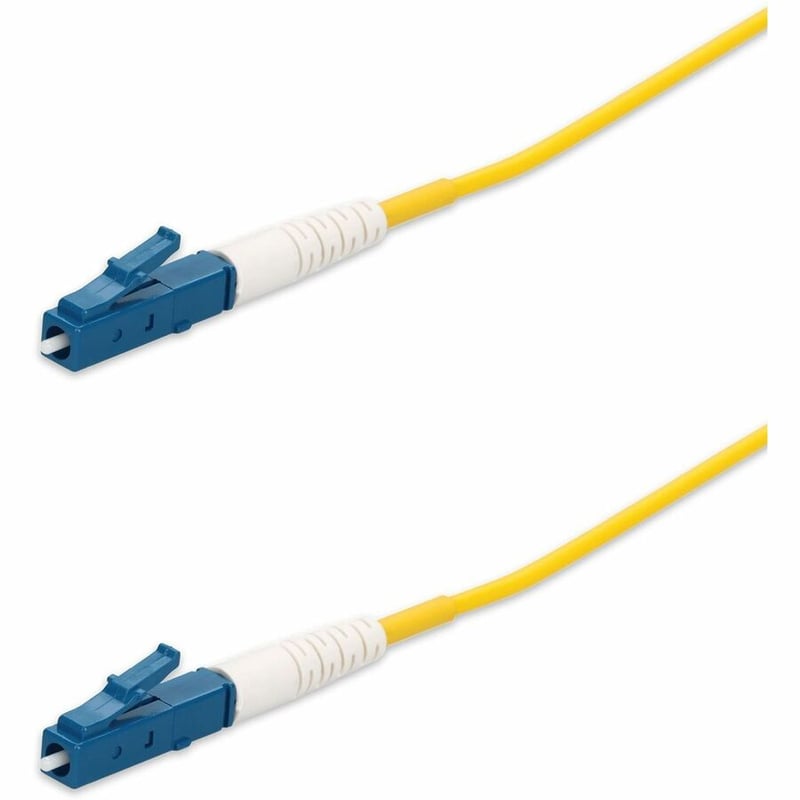 AddOn 20m LC (Male) to LC (Male) Yellow OS2 Simplex Fiber OFNR (Riser-Rated) Patch Cable - Thumbnail 2