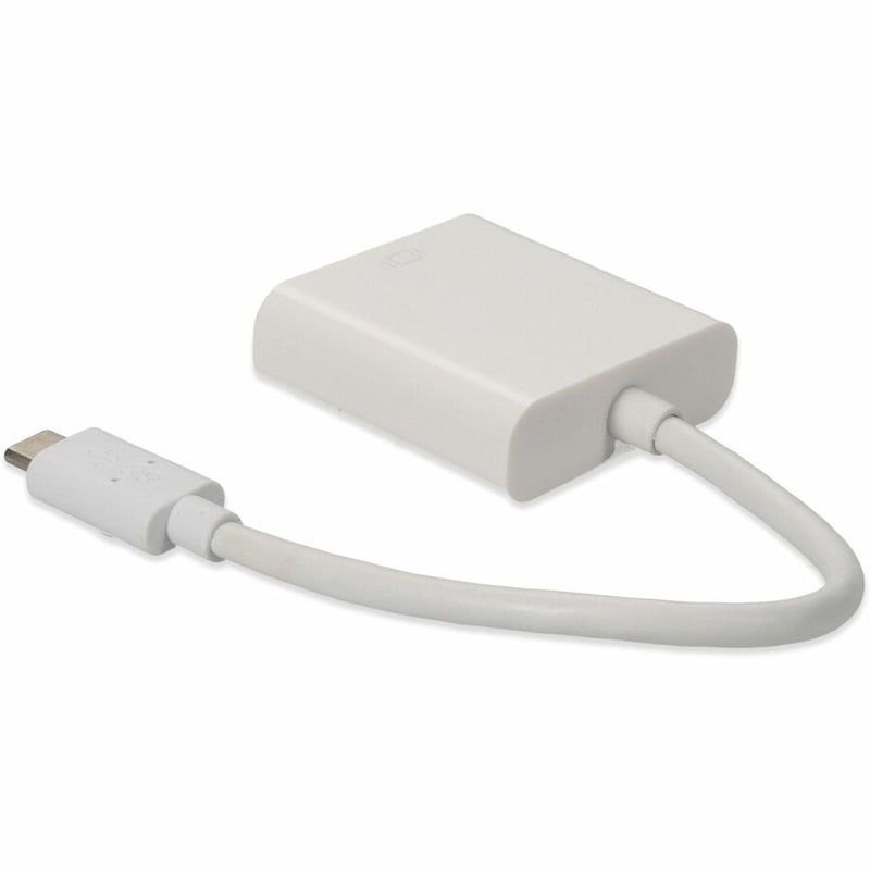 AddOn USB 3.1 (C) Male to HDMI Female White Adapter - Thumbnail 3