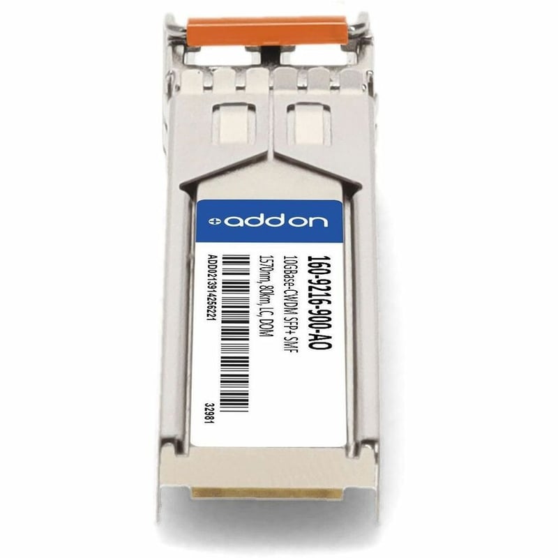 AddOn Ciena® 160-9216-900 Compatible TAA 10GBase-CWDM SFP+ Transceiver (SMF, 1570nm, 80km, LC, DOM) - Thumbnail 4