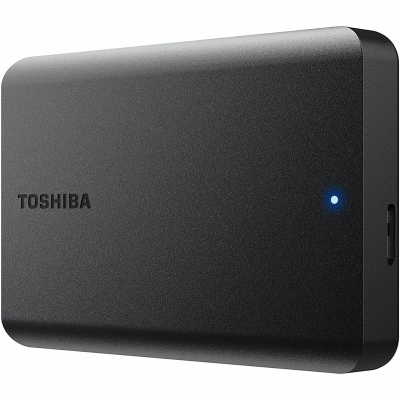Toshiba Canvio Basics 2 TB Portable Hard Drive - External - Black - Thumbnail 1