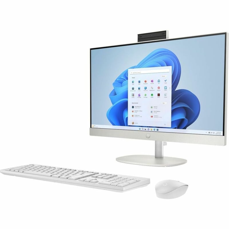 HPI SOURCING - NEW 24-cr0000 24-cr0080 All-in-One Computer - Intel Core i7 13th Gen i7-1355U - 16 GB - 512 GB SSD - 23.8" Full HD Touchscreen - Desktop - Shell White - Thumbnail 5