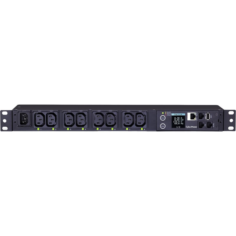 CyberPower PDU81004 100 - 120 VAC 15A Switched Metered-by-Outlet PDU - Thumbnail 1