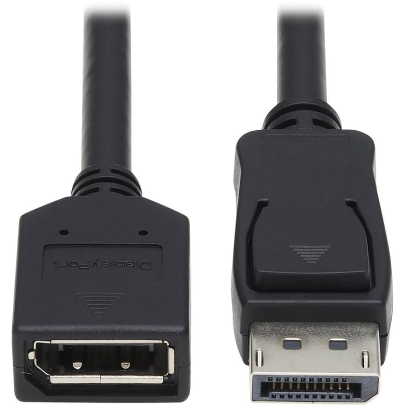 Eaton Tripp Lite Series DisplayPort Extension Cable with Latch, 4K @ 60 Hz, HDCP 2.2 (M/F), 6 ft. (1.83 m) - Thumbnail 1