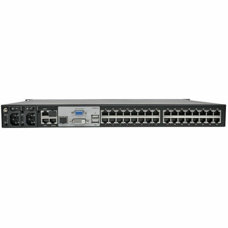 Tripp Lite by Eaton NetDirector 32-Port Cat5 KVM over IP Switch - Virtual Media 2 Remote + 1 Local User 1U Rack-Mount TAA - Thumbnail 4
