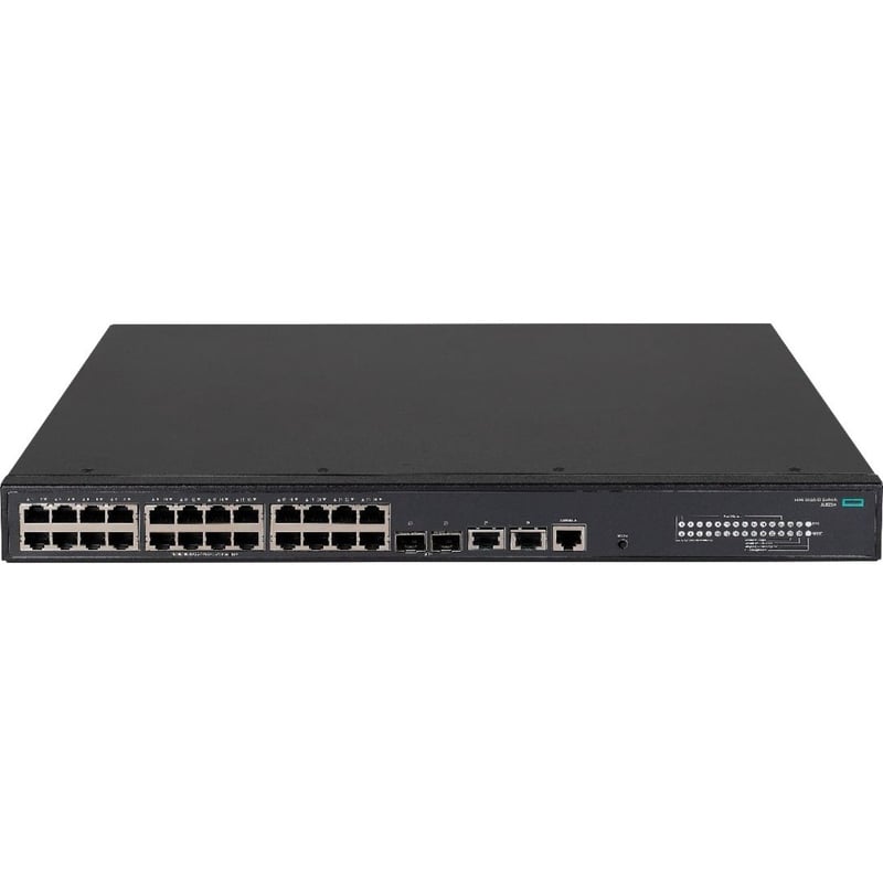 HPE FlexNetwork 5140 24G PoE+2SFP+2XGT EI Switch - Thumbnail 1