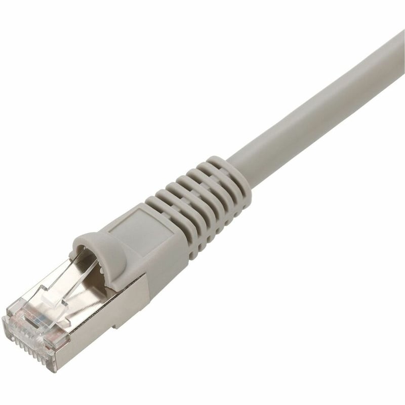 AddOn 40ft Gray CAT 7 Shielded (S/FTP) PVC Ethernet Cable Snagless Bubble Boot RJ-45 M/M - Thumbnail 2