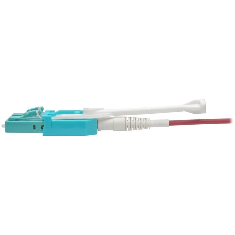 Eaton Tripp Lite Series 10G Duplex Multimode 50/125 OM4 LSZH Fiber Optic Cable (LC/LC), Push/Pull Tabs, Magenta, 5 m - Thumbnail 2