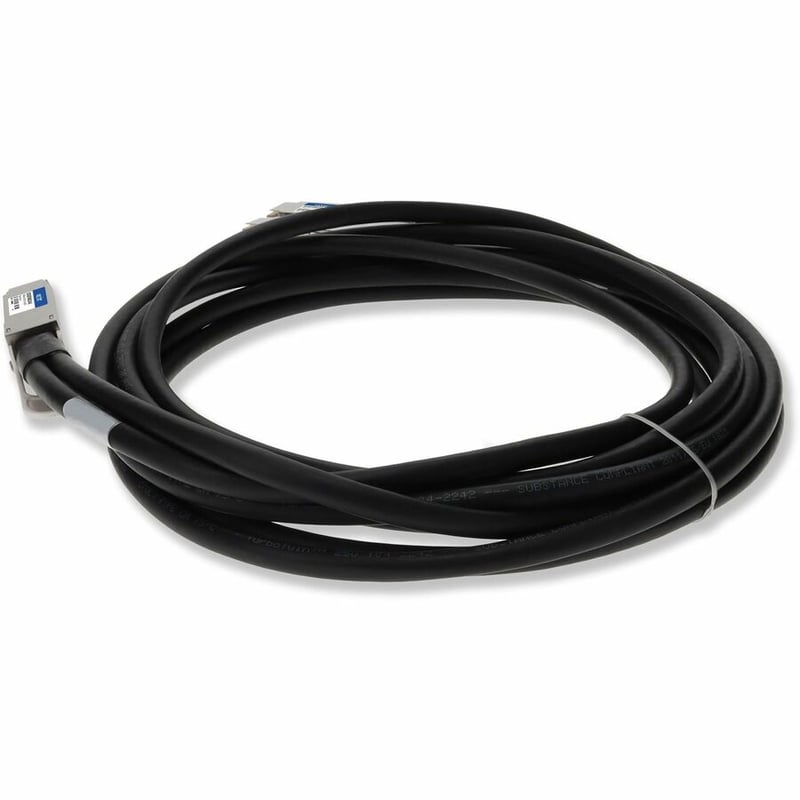 AddOn Cisco® QDD-2QSFP28-400-CU1M Compatible TAA Compliant 200GBase-CU QSFP-DD 200G to 2xQSFP28 100G NRZ Direct Attach Cable (Passive Twinax, 1m) - Thumbnail 3