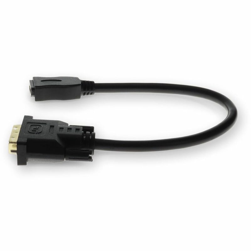 5PK DVI-D Dual Link (24+1 pin) Male to HDMI 1.3 Female Black Adapters For Resolution Up to 2560x1600 (WQXGA) - Thumbnail 2