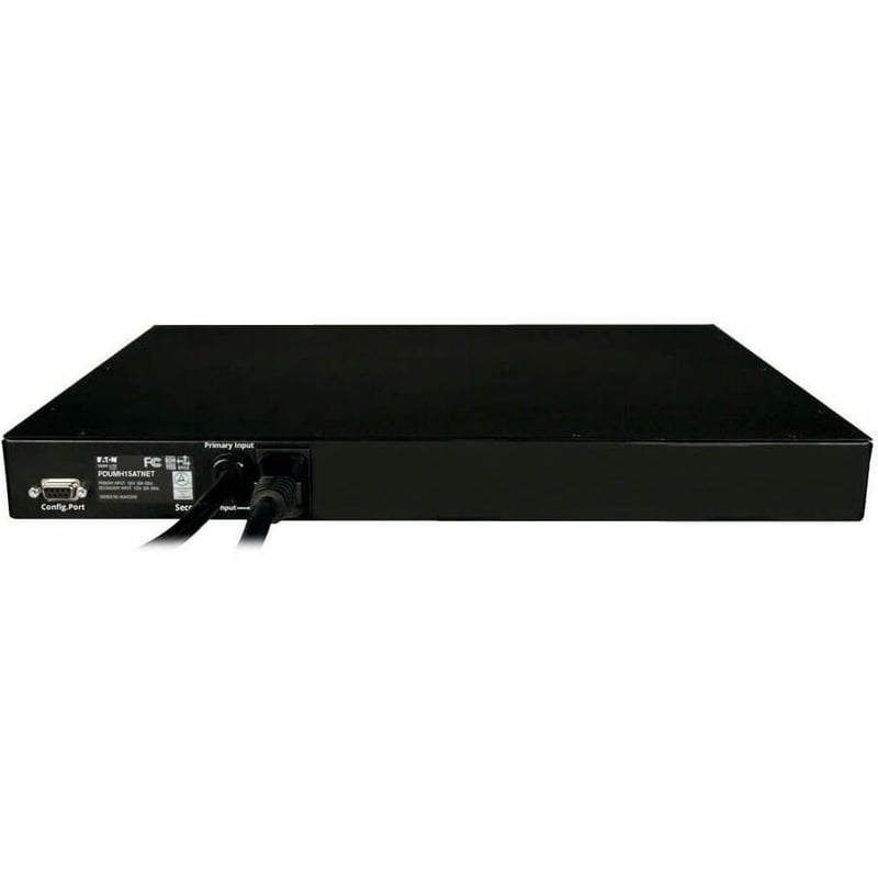 Tripp Lite by Eaton PDU 1.4kW Single-Phase Switched Automatic Transfer Switch PDU 2 120V 5-15P 15A Inputs 8 5-15R Outputs 1U TAA - Thumbnail 3