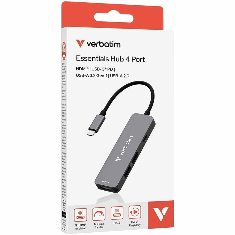 USB-C ESSENTIALS MULTIPORT HUB - 4 PORTS - Thumbnail 5