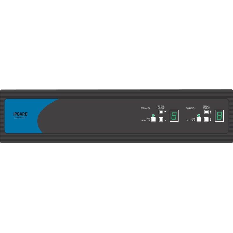 iPGARD SDVN-82-X KVM Switchbox with CAC - Thumbnail 1