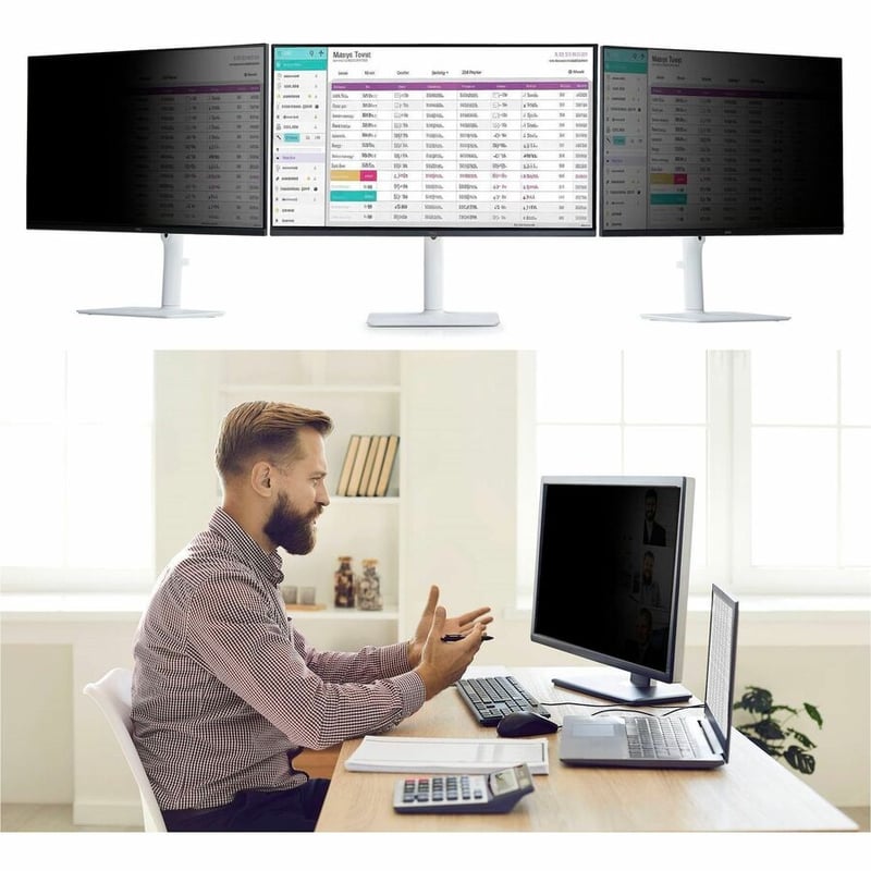 MAGNETIC MONITOR PRIVACY SCREEN FOR 22 16:10 DISPLAY TAA - Thumbnail 5