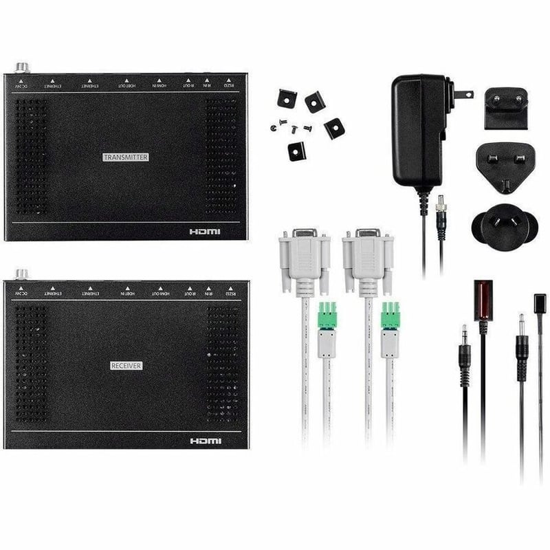 MONOPRICE BLACKBIRD 4K PRO HDBASET EXTENDER KIT_ 100M WITH POH_ RS-232_ HDCP 2.2 - Thumbnail 5