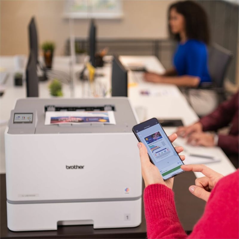 Brother Workhorse HL-L8570CDW Business Color Laser Printer with Advanced Security Features and Low Total Cost of Ownership - Thumbnail 4