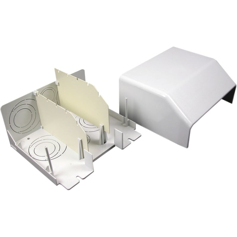 Wiremold 5550 Mounting Bracket for Power Equipment, Cable Raceway - Ivory