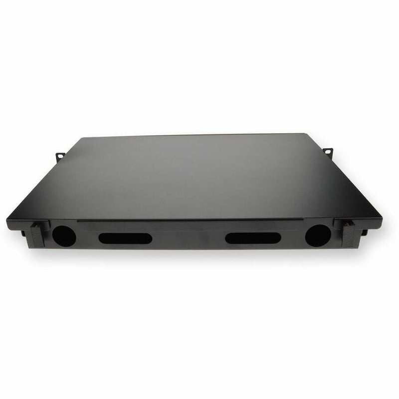 AddOn 19-inch Slide-Out Patch Panel 1U Chassis with 4 Open Cassette Bays - Thumbnail 4