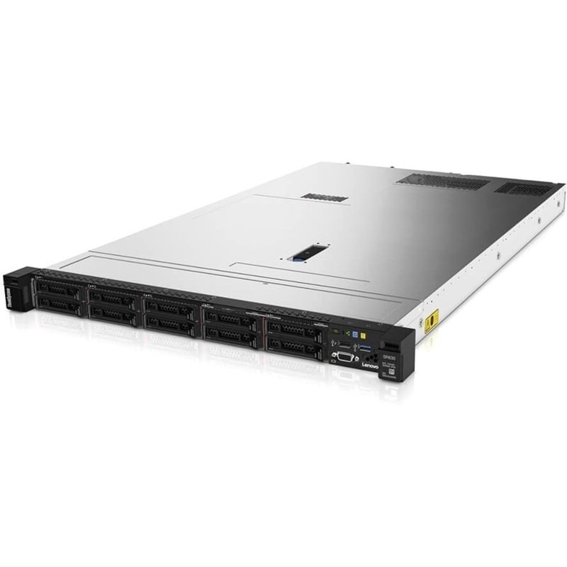 Lenovo ThinkSystem SR630 7X02A0HDNA 1U Rack Server - 1 Xeon Silver 4208 2.10 GHz - 32 GB RAM - Serial ATA, 12Gb/s SAS Controller