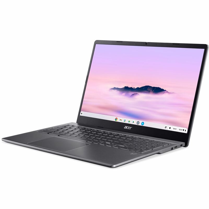 Acer Chromebook Plus 515 CBE595-2 CBE595-2-59SV 15.6" Chromebook - Full HD - 60 Hz - Intel Core 5 120U - 8 GB - 256 GB PCI Express NVMe 4.0 SSD - English (US) Keyboard - Iron - Thumbnail 3