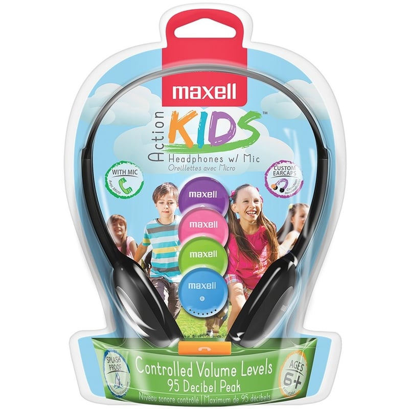 Maxell Action Kids Headphones With Mic - Thumbnail 3