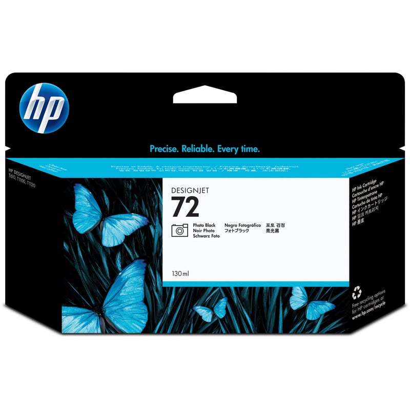 HP 72 (C9370A) Original Inkjet Ink Cartridge - Single Pack - Photo Black - 1 Each - Thumbnail 1