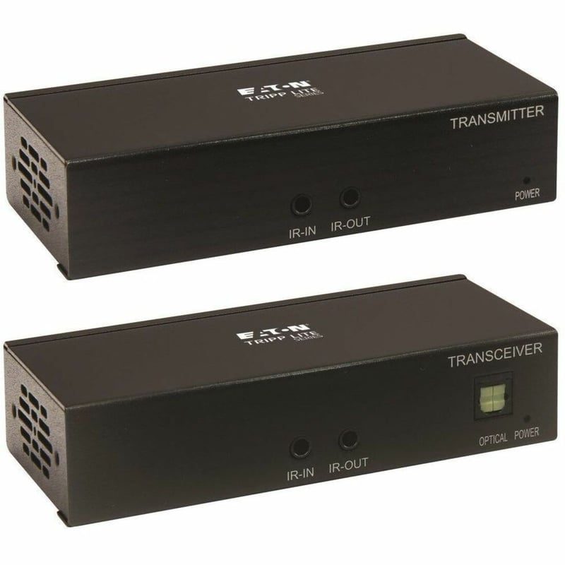 Tripp Lite by Eaton HDMI over Cat6 Extender Kit Transmitter and Receiver with Repeater 4K 60Hz 4:4:4 IR HDR PoC 230 ft. TAA - Thumbnail 1