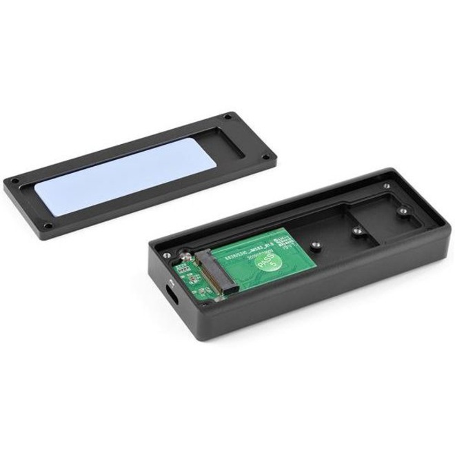 StarTech.com USB-C 10Gbps M.2 NVMe PCIe SSD Enclosure - 1GB/s Rugged Aluminum M.2 PCI Express M-Key Case IP67 Rated - Mac/PC - Thumbnail 2