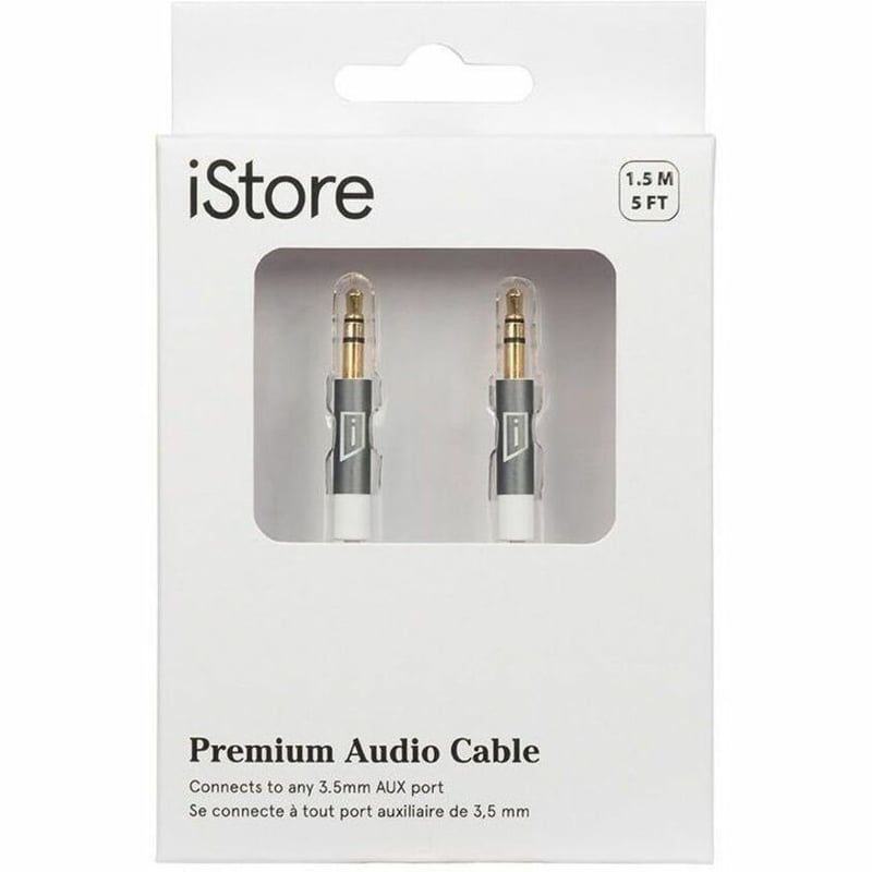 iStore Premium 3.5mm AUX Audio Cable Aluminum - Thumbnail 3