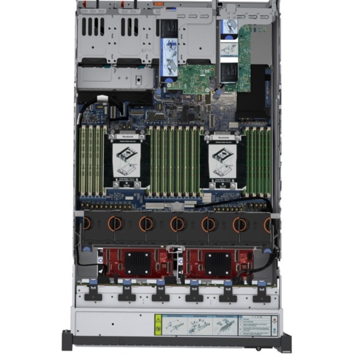 Lenovo ThinkSystem SR665 7D2V1006NA 2U Rack Server - 1 EPYC 7643 2.30 GHz - 32 GB RAM - 1.92 TB SSD - (1 x 1.92TB) SSD Configuration - Serial ATA, 12Gb/s SAS Controller - Thumbnail 2