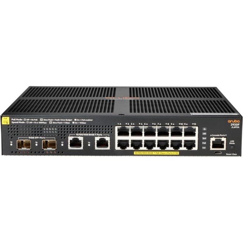 ARUBA 2930F 12G POE+ SWCH JP EN PL-35 - Thumbnail 2