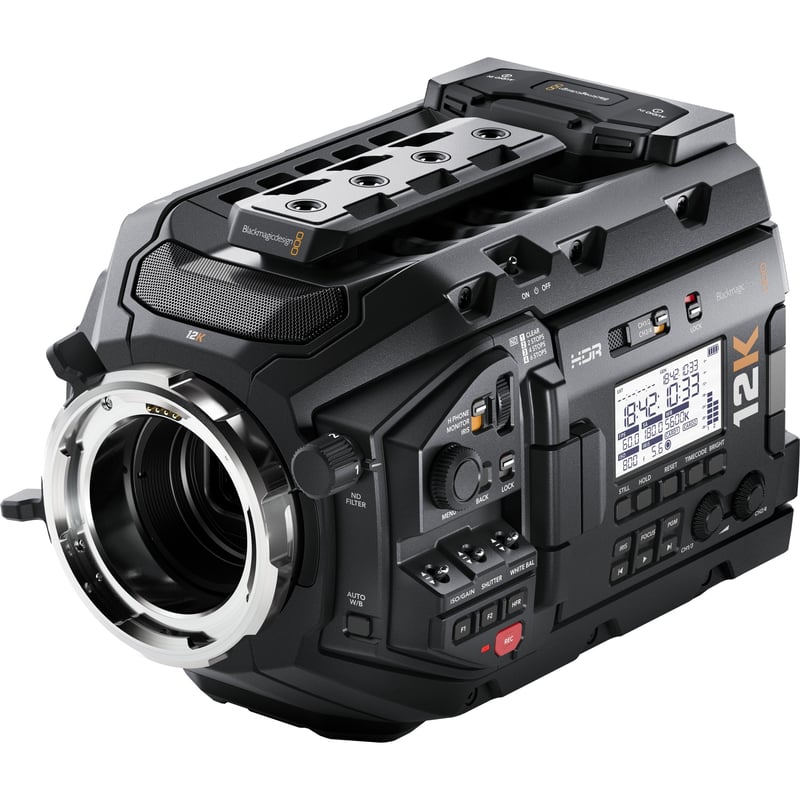Blackmagic Design URSA Mini Pro URSA Mini Pro 12K Digital Camcorder - 4" LCD Touchscreen - 12K, 8K, 6K, 4K - Thumbnail 1