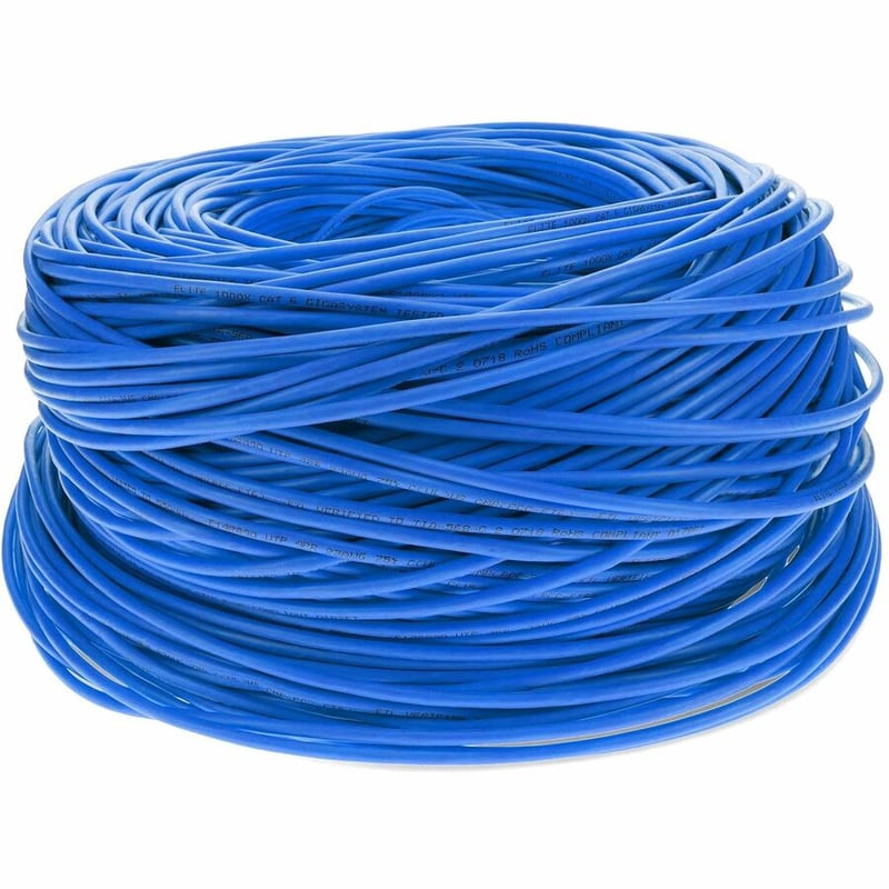 1000FT BLUE CAT6 STP PVC PATCH CBL - Thumbnail 2