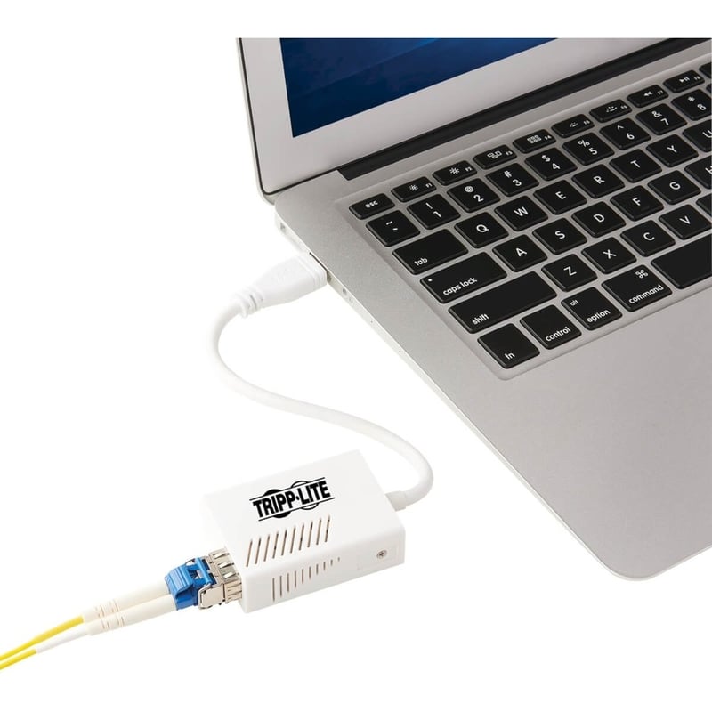 Tripp Lite by Eaton USB 3.0 Singlemode Fiber Optic Transceiver Ethernet Adapter 10/100/1000 Mbps 1310nm 5km LC - Thumbnail 2