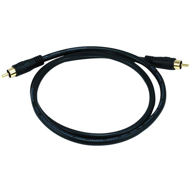COAXIAL AUDIO/VIDEO RCA CABLE M/M 3FT