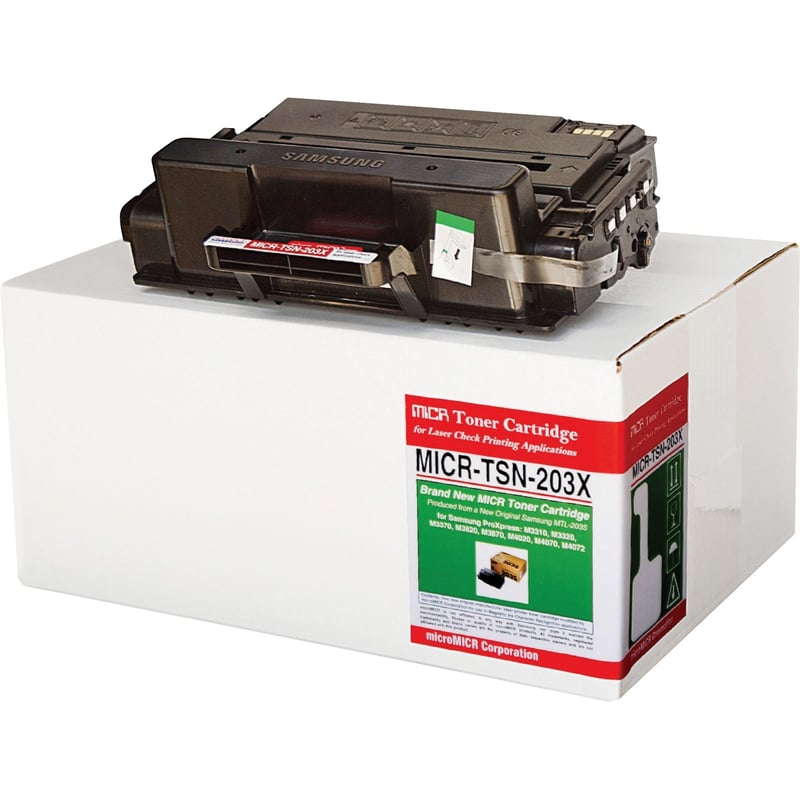 microMICR High Yield Laser Toner Cartridge MTL203X - Black - 1 Each - Thumbnail 1