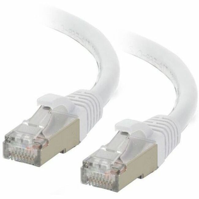 15FT/4.6M CAT6A SNAGLESS STP CABLE-WHT - Thumbnail 1
