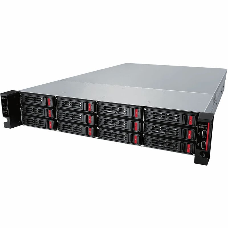 BUFFALO TeraStation 12-Bay 71210 48TB (4x12TB) High-Performance Rackmount NAS Hard Drives Included - Thumbnail 5