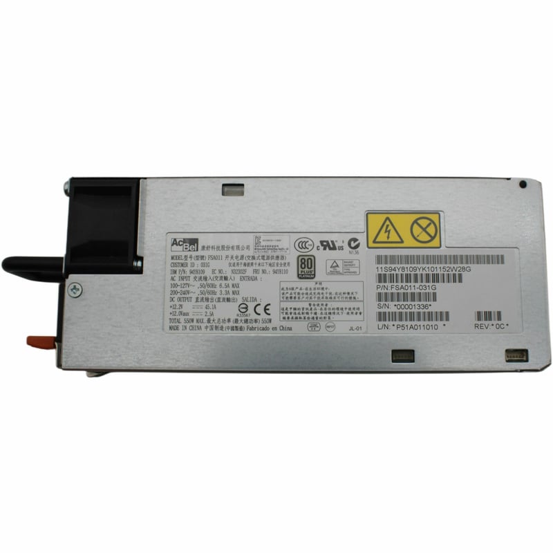 Lenovo 550W Power Supply - Thumbnail 1