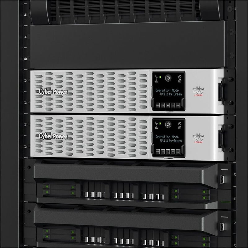 CyberPower Smart App Sinewave PRL3000RT2UC 3000VA Tower/rack convertible UPS - Thumbnail 4