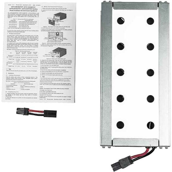 Vertiv Liebert Hot-Swap Internal 5 Ah, 240V Lead-Acid Battery for Liebert GXT4-6000RTL630, GXT4-5000RT230, and GXT4-6000RT230 UPS System. - Thumbnail 2