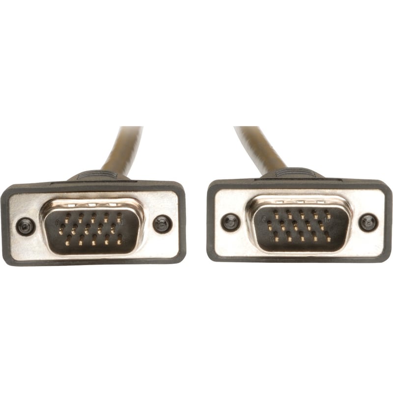 Eaton Tripp Lite Series Low-Profile VGA High-Resolution RGB Coaxial Cable (HD15 M/M), 10 ft. (3.05 m) - Thumbnail 2