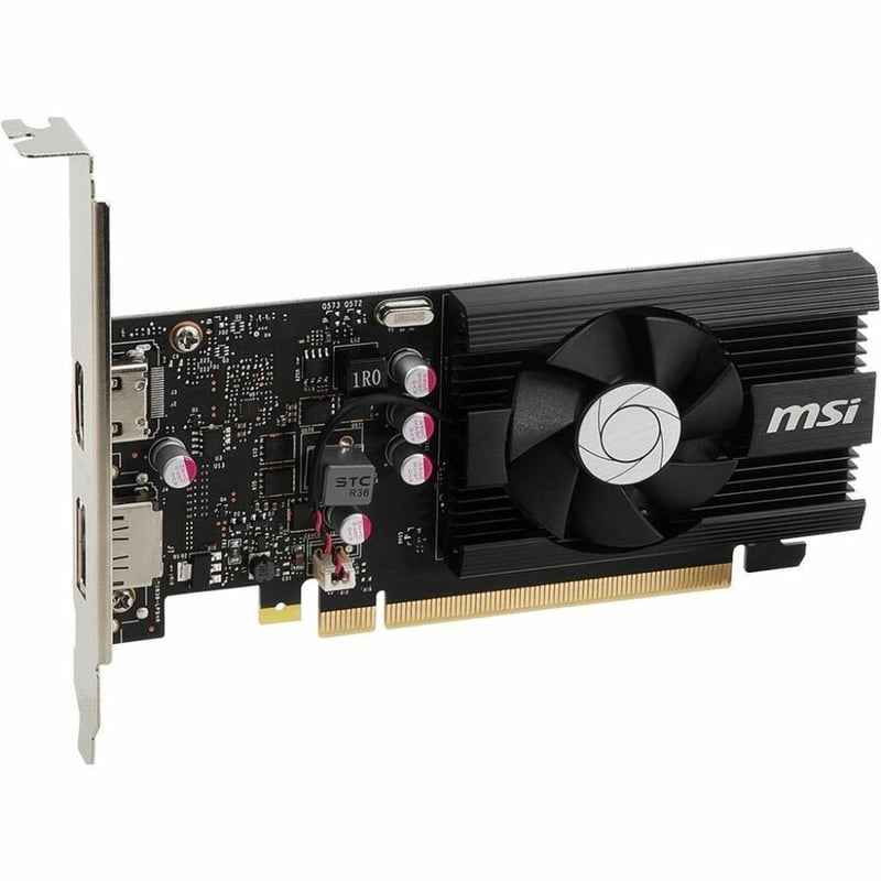 MSI NVIDIA GeForce GT 1030 Graphic Card - 4 GB DDR4 SDRAM - Low-profile - Thumbnail 3