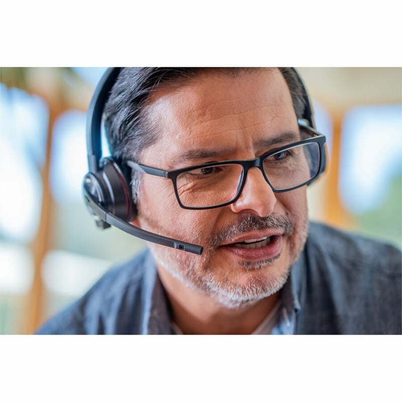 POLY SAVI 8220 UC MTC DECT 1920 1930 MHZ SINGLE EAR HEADSET TAA - Thumbnail 5
