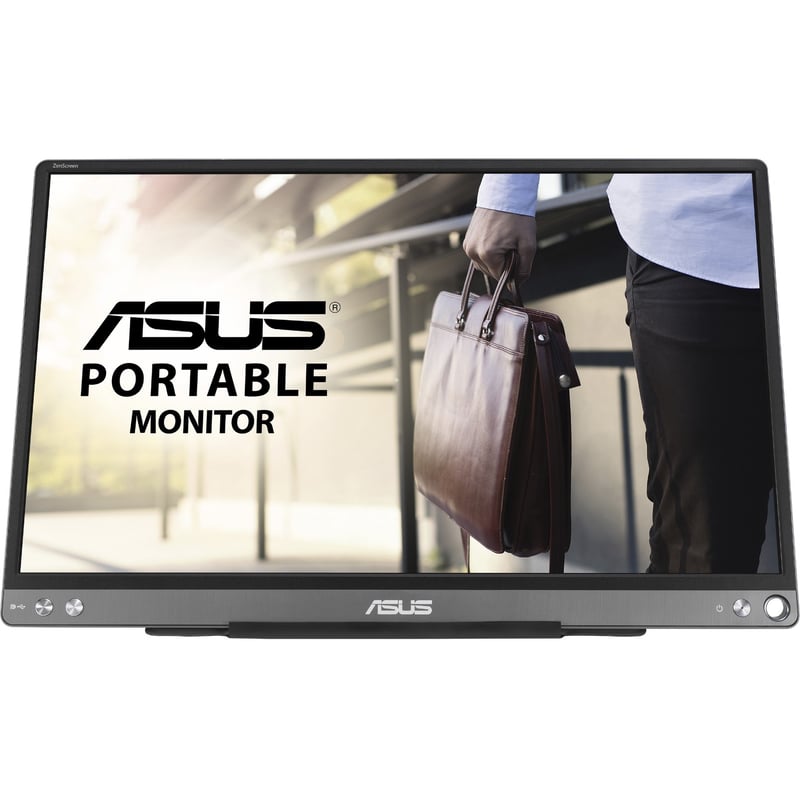 Asus ZenScreen MB16ACE 16" Class Full HD LCD Monitor - 16:9 - Dark Gray - Thumbnail 1