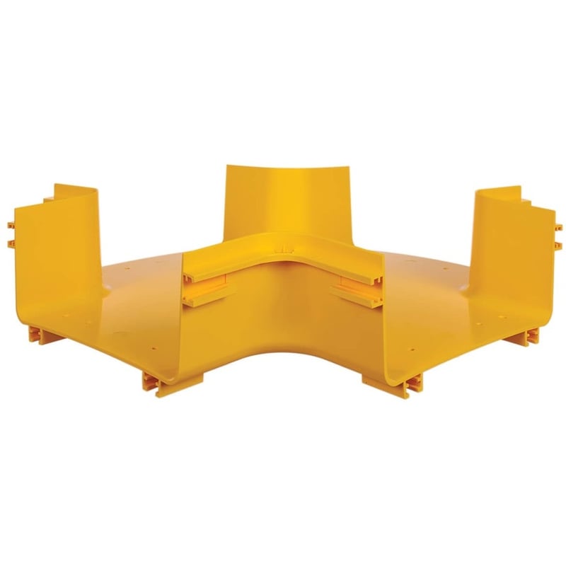 Eaton Tripp Lite Series Toolless Horizontal 4-Way Junction for Fiber Routing System, 240 mm (10 in.) - Thumbnail 4